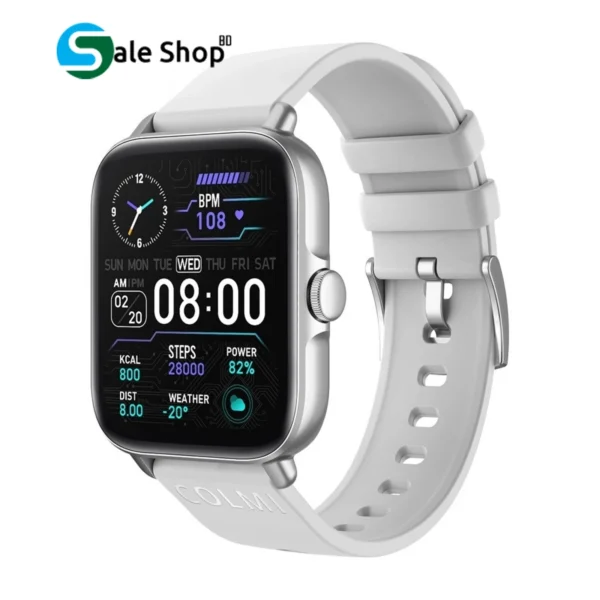 COLMI P28 Plus Calling Smart Watch – Silver Color