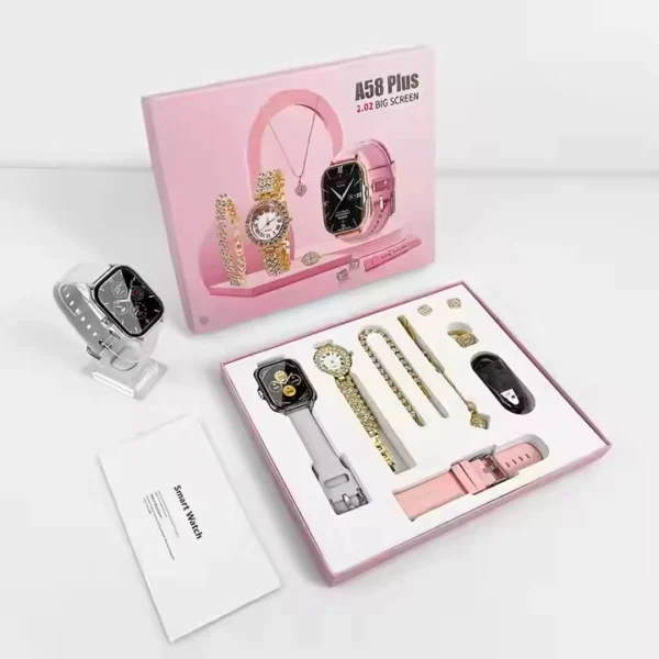 #A58 #ValentinesDayGift #A58plus #A58SmartWatch #ValentineDay #ValentineGiftIdeas #SmartwatchCombo️ #SaleShop #LuxuryAndStyle #SaleShopBD #LoveWithTechnology #A58PlusGiftSet #BigScreenSmartwatch #CoupleGifts #CelebrateLove #LoveInStyle